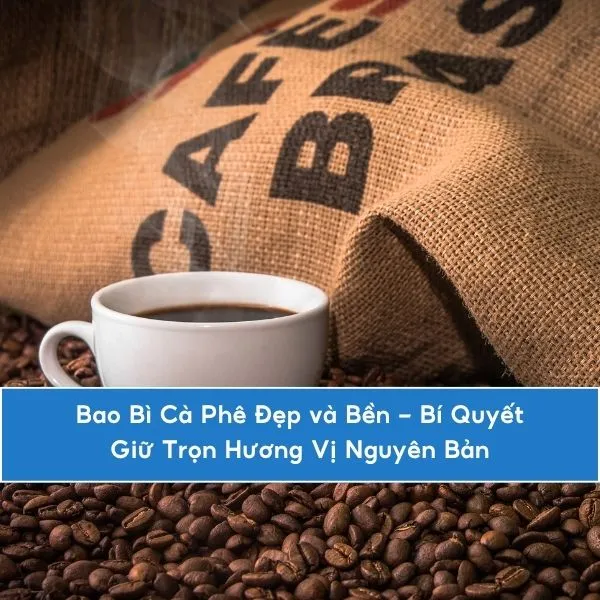 Bao Bì Cà Phê Đẹp và Bền – Bí Quyết Giữ Trọn Hương Vị Nguyên Bản